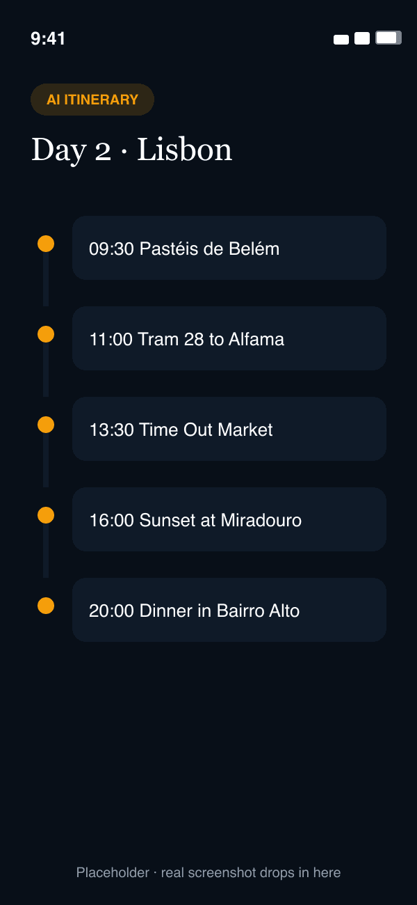 TripBau AI-generated itinerary